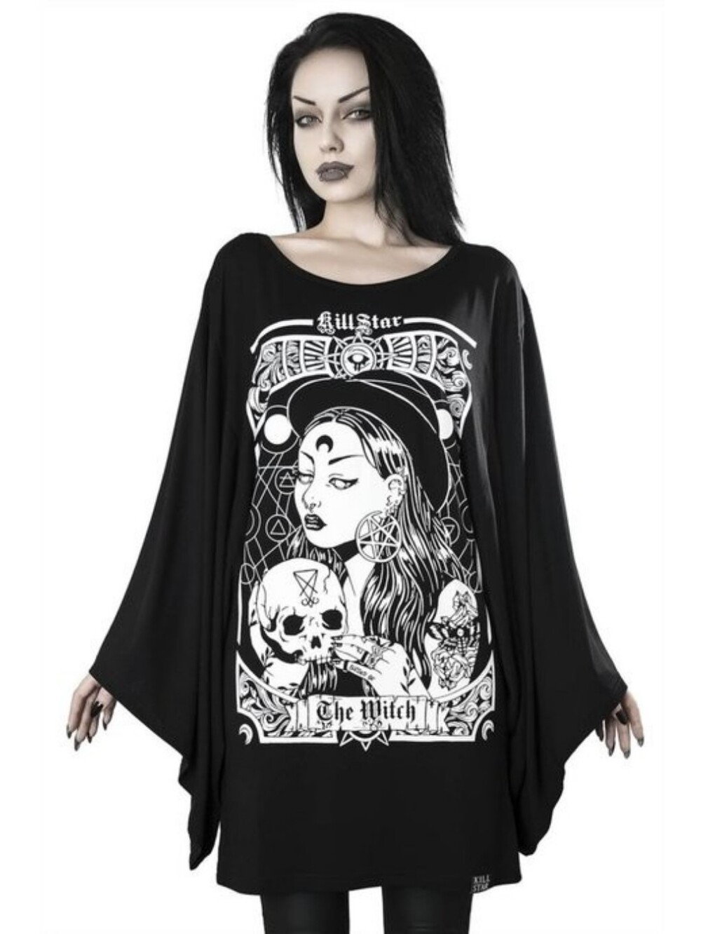 Killstar The Witch Oversized Batwing Top – Size S